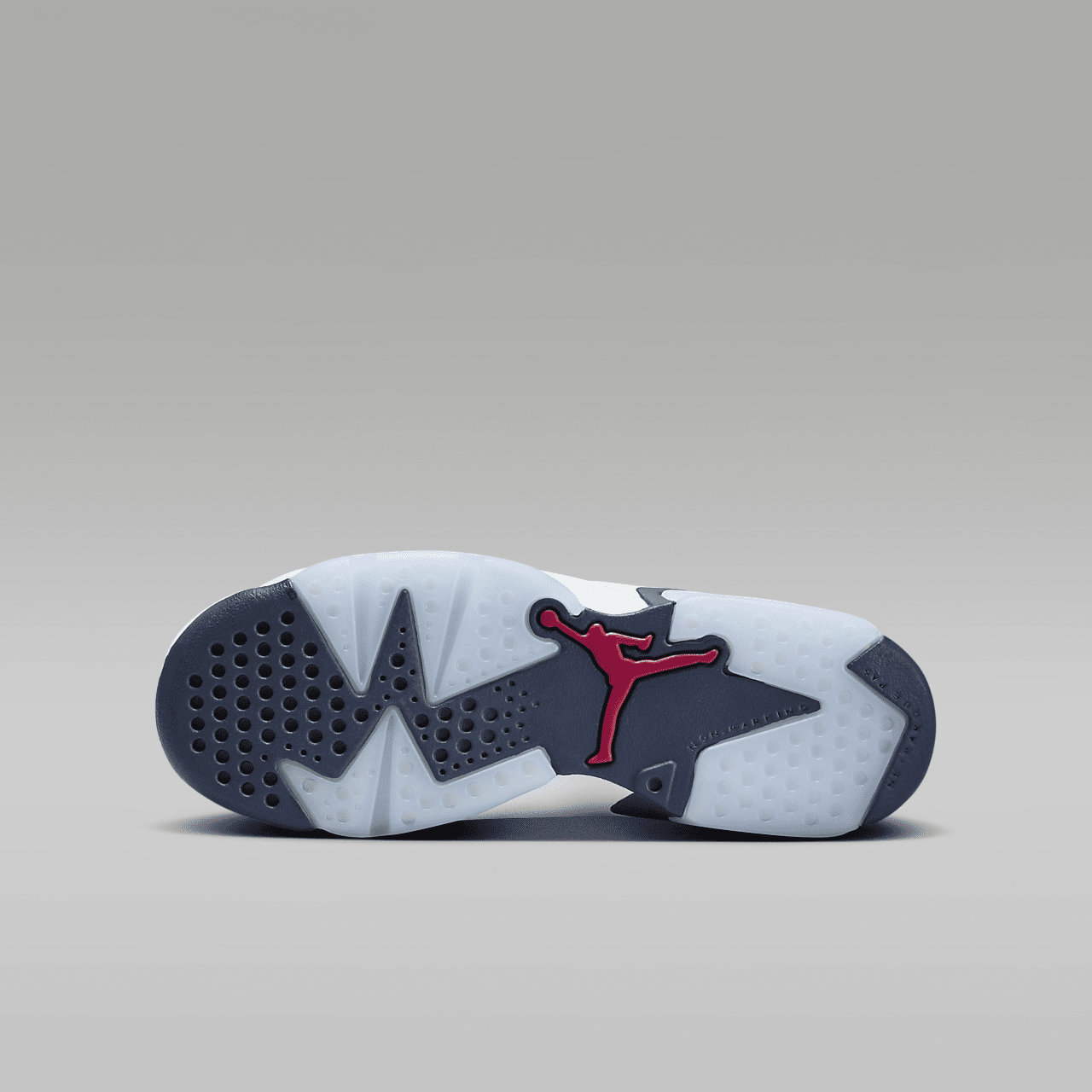 Nike Air Jordan sneaker Wit/Midnight Navy/Varsity Red