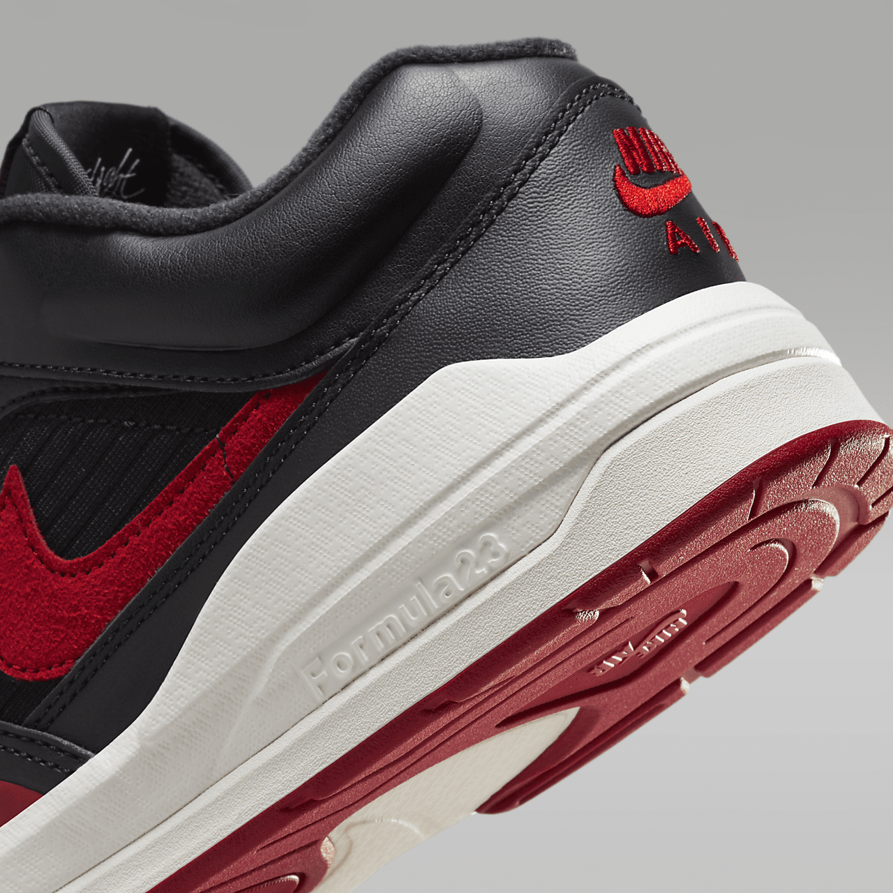 Nike  sneaker Zwart/Wit/Sail/Gym Red