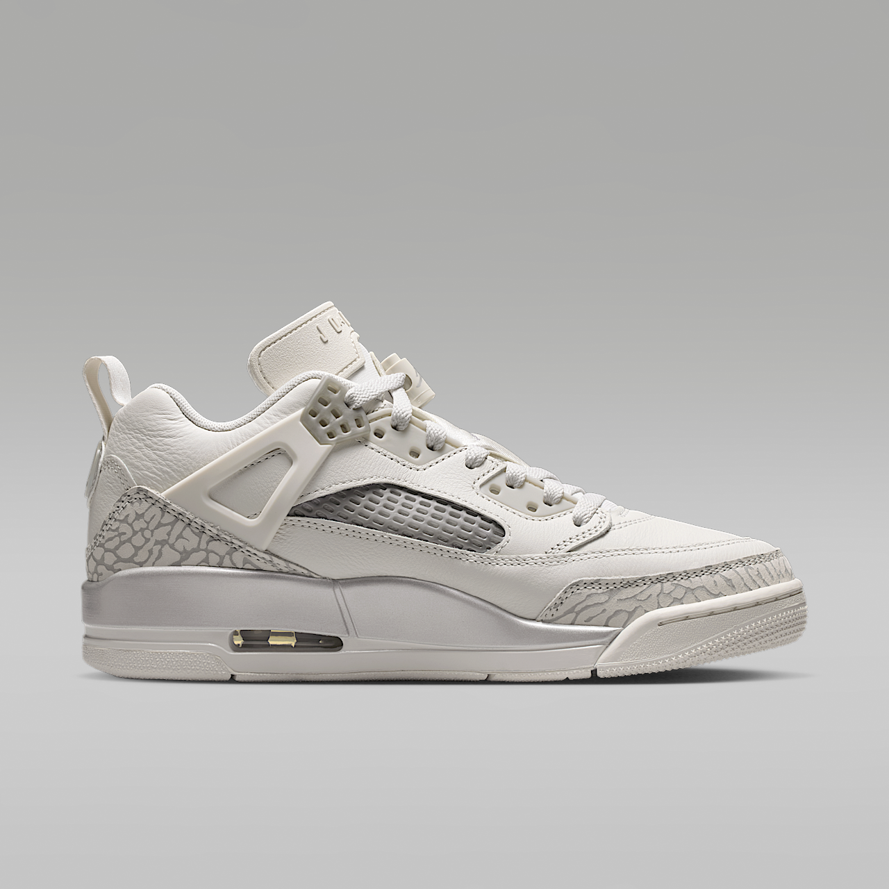 Nike Jordan Spizike Low sneaker Swan/Wolf Grey/Metallic Silver