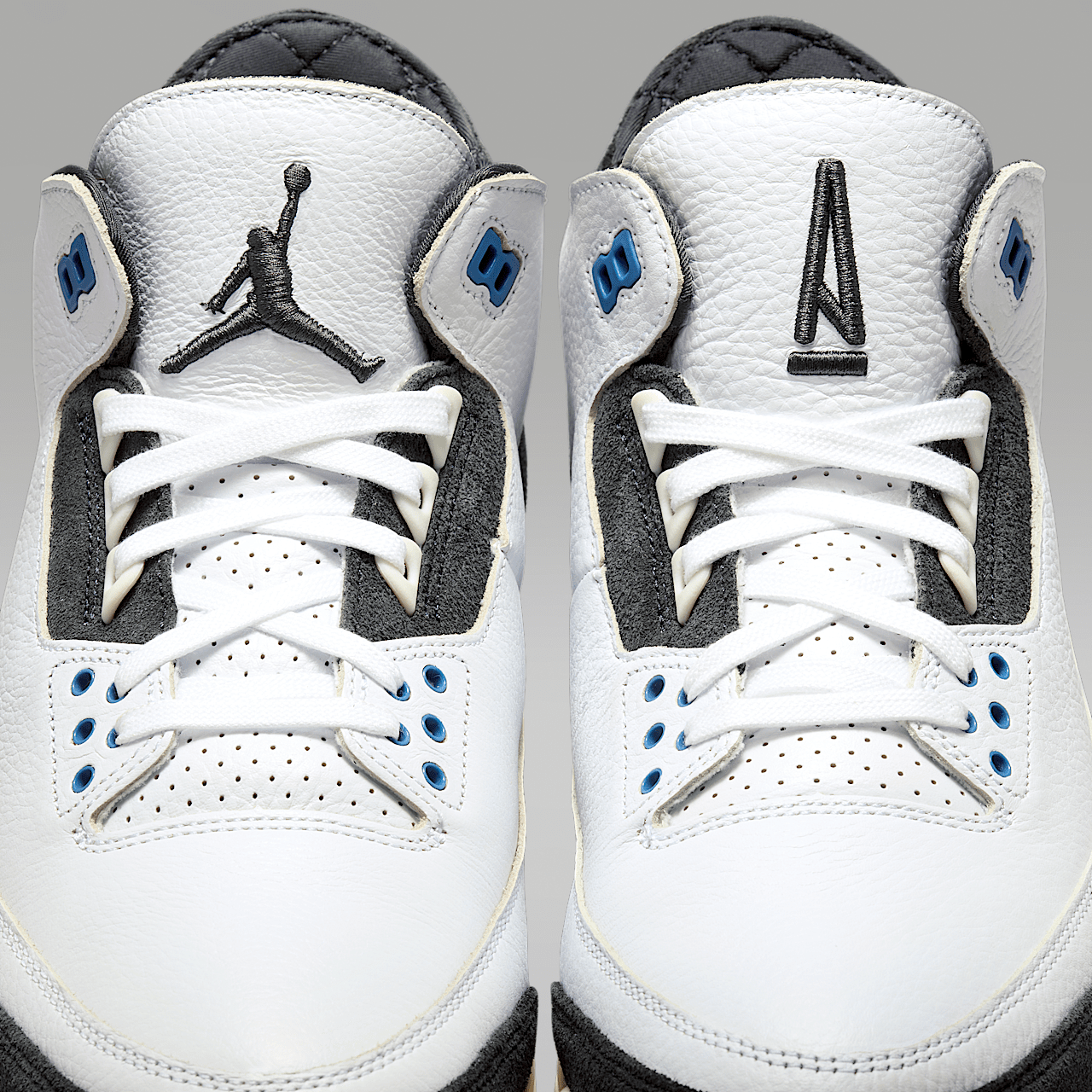 Nike Air Jordan sneaker Wit/Anthracite/Muslin/Diffused Blue