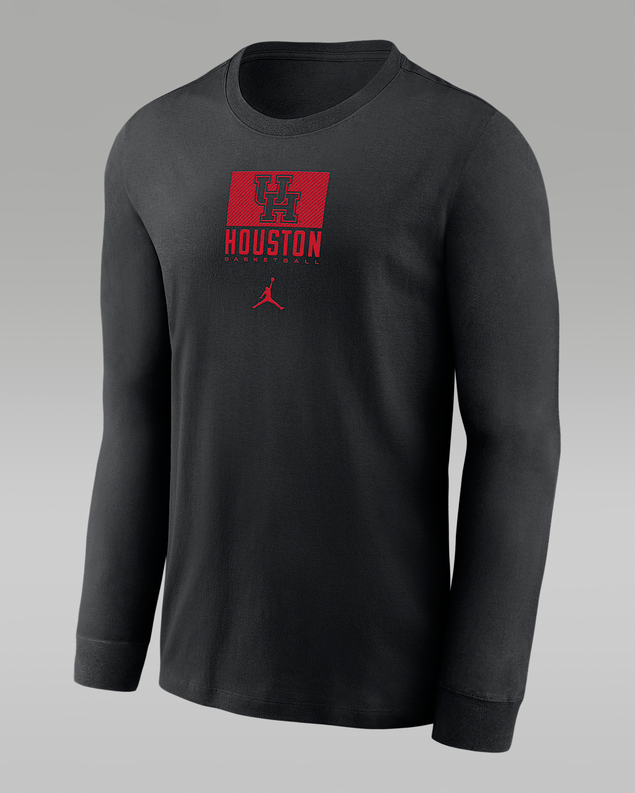 Мужская футболка Houston Basketball Legend Jordan Brand Dri-FIT College Long-Sleeve для баскетбола