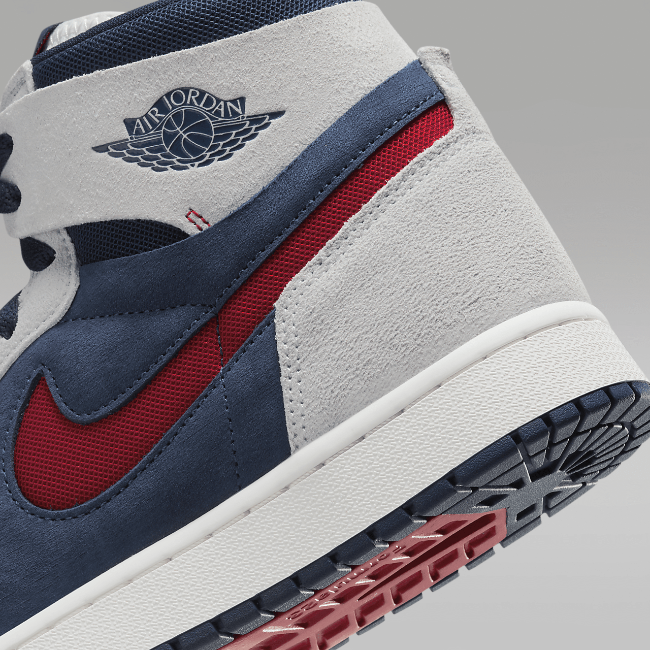 Nike Air Jordan 1 Zoom sneaker Midnight Navy/Neutral Grey/Summit White/Varsity Red