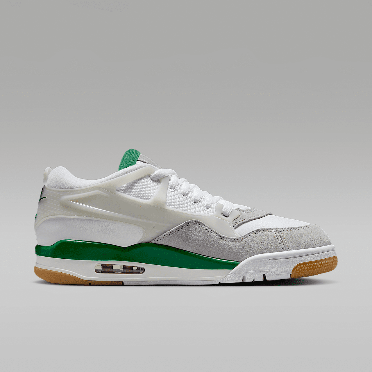 Nike Air Jordan 4 RM sneaker Wit/Neutral Grey/Wolf Grey/Pine Green