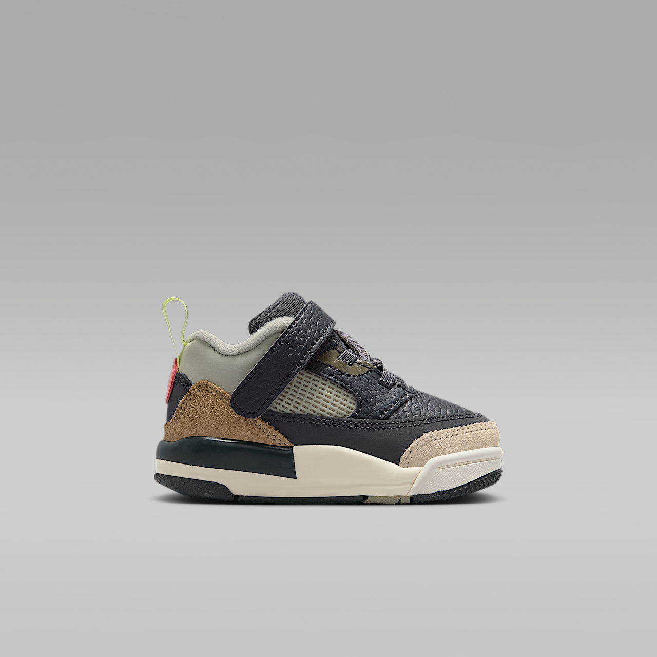 Nike Jordan Spizike Low sneaker Anthracite/Light Wild Mango/Cargo Khaki/Spruce Fog