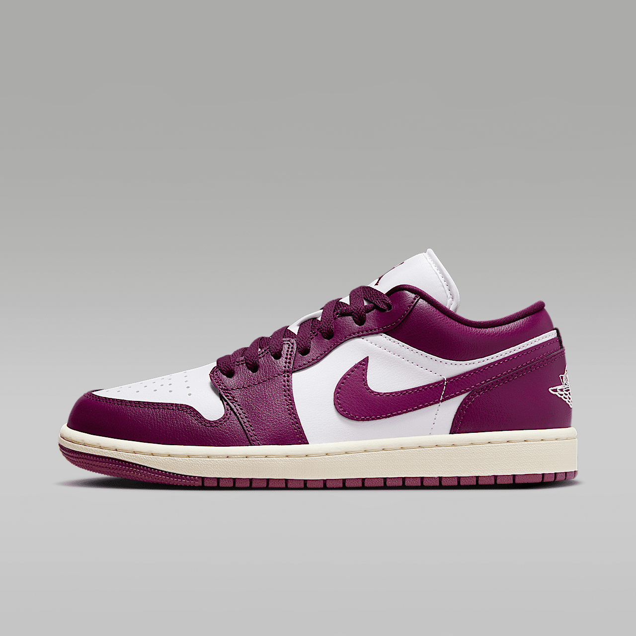 Nike Air Jordan 1 Low sneaker Wit/Sail/Bordeaux