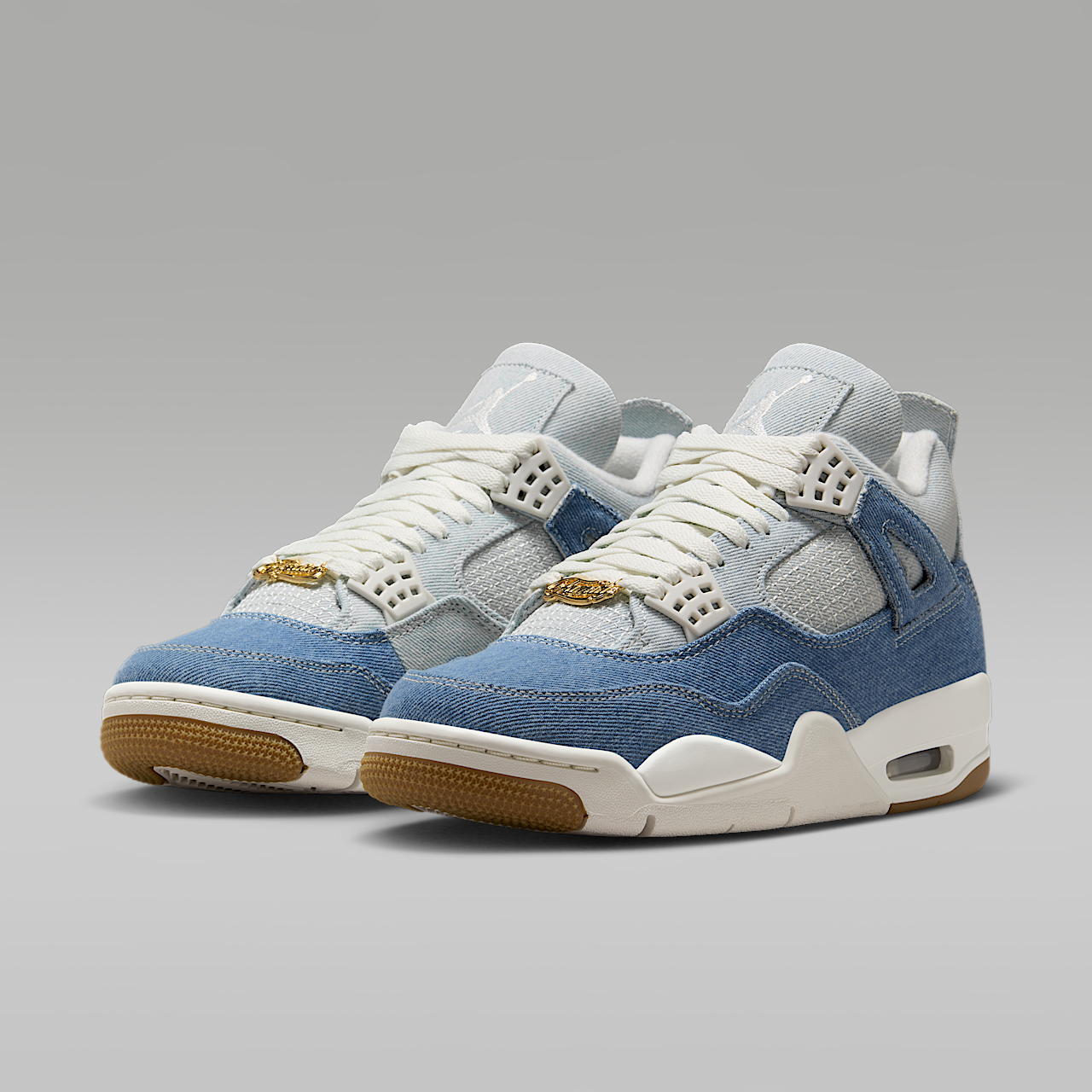 Nike Air Jordan sneaker Sail/Gum Light Brown/Worn Blue/Sail