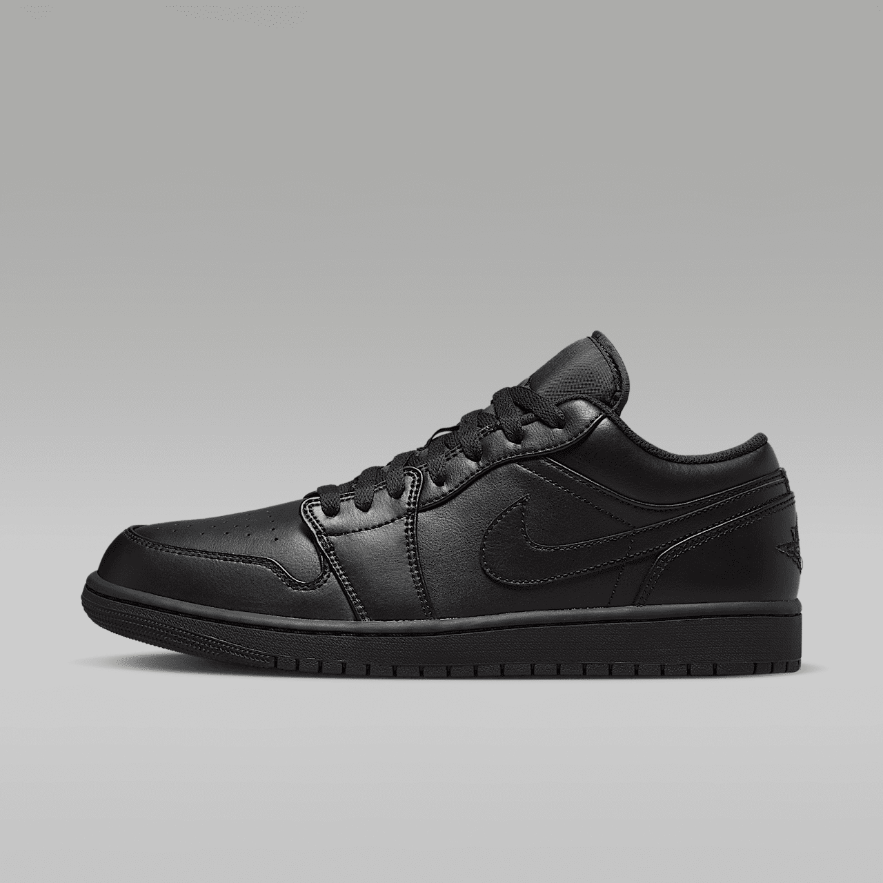 Nike Air Jordan 1 Low sneaker Zwart/Zwart/Zwart