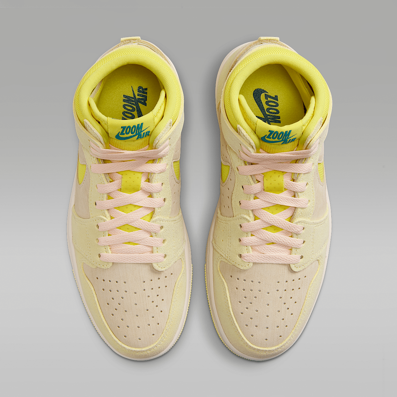 Nike Air Jordan 1 sneaker Citron Tint/Muslin/Sky J Teal/Dynamic Yellow