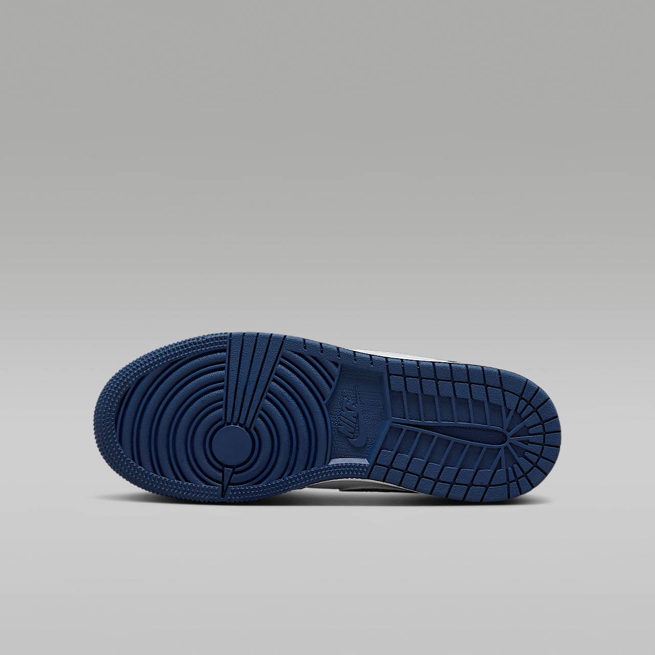 Nike Air Jordan 1 Low sneaker Wit/Midnight Navy/Wolf Grey