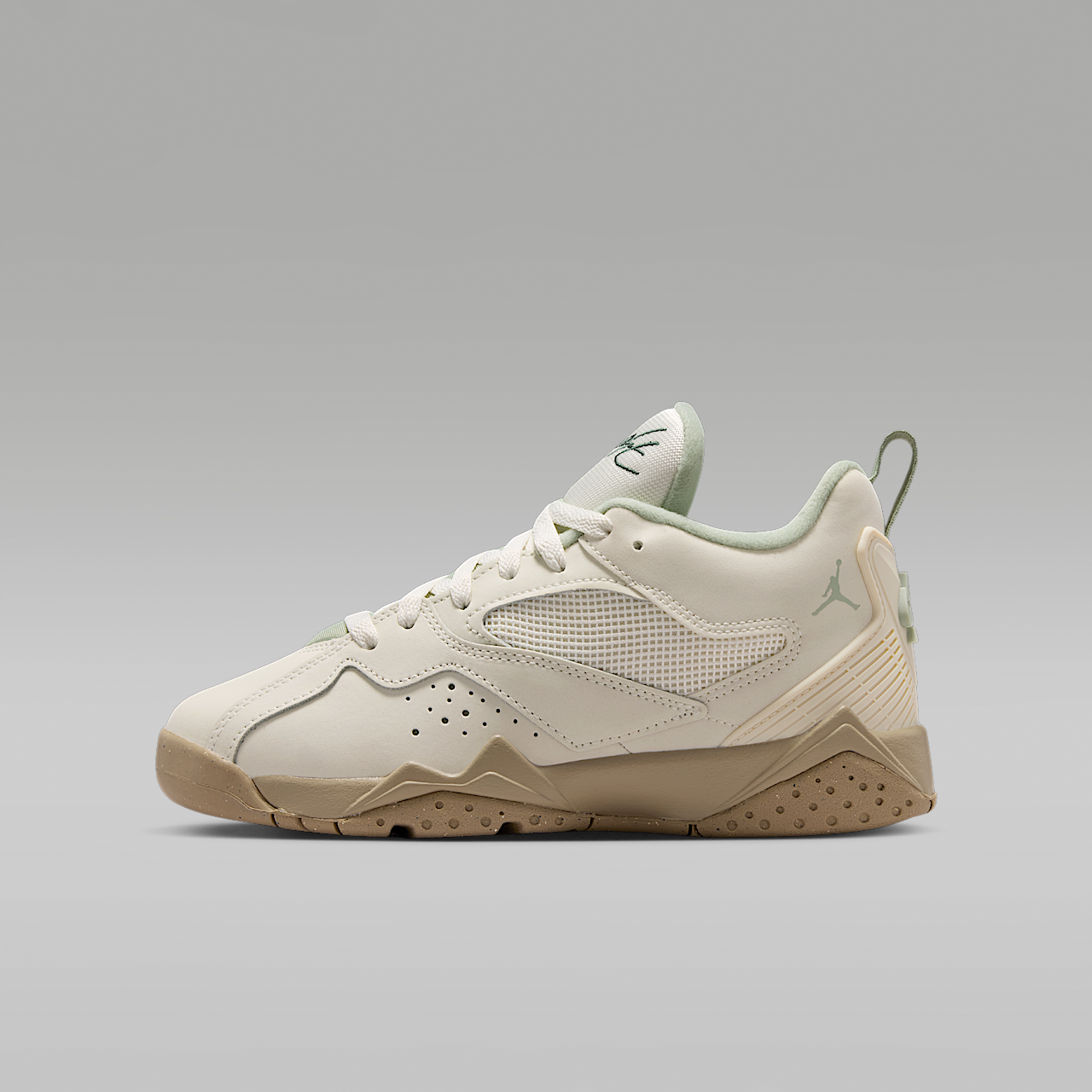 Nike Air Jordan sneaker Sail/Khaki/Midnight Green/Jade Horizon