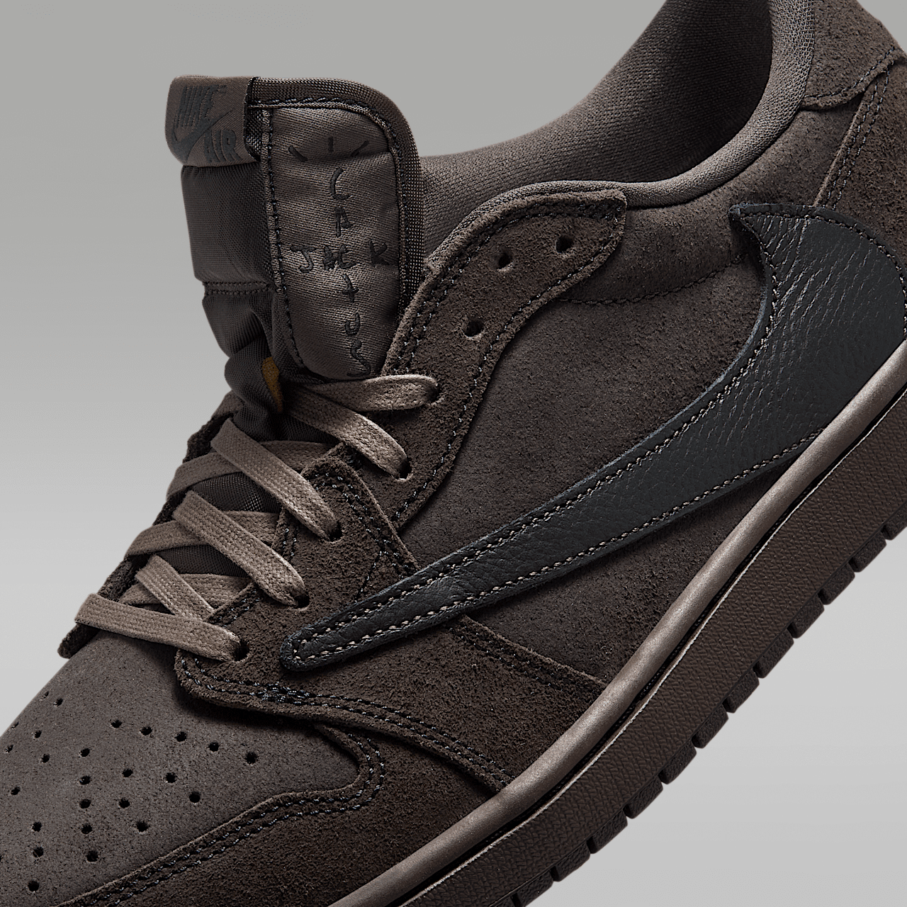 Nike Air Jordan 1 Low sneaker Dark Mocha/Velvet Brown/Zwart