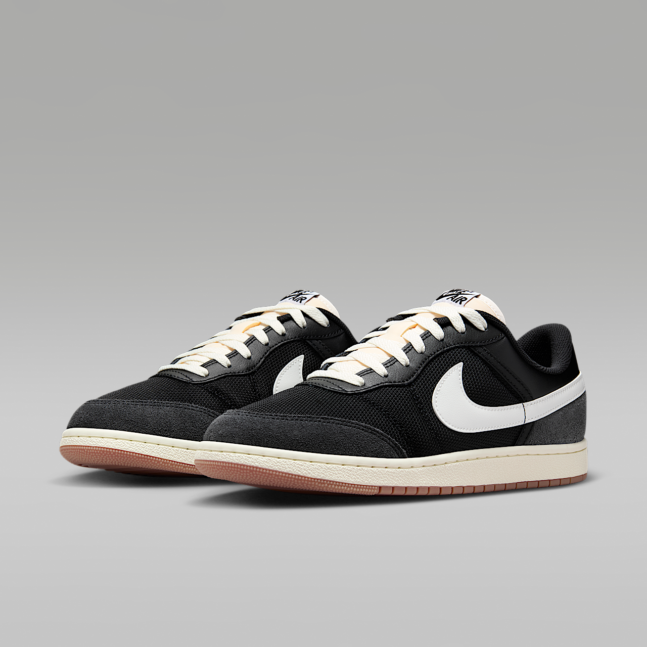 Nike Air Jordan sneaker Zwart/Anthracite/Gum Medium Brown/Summit White