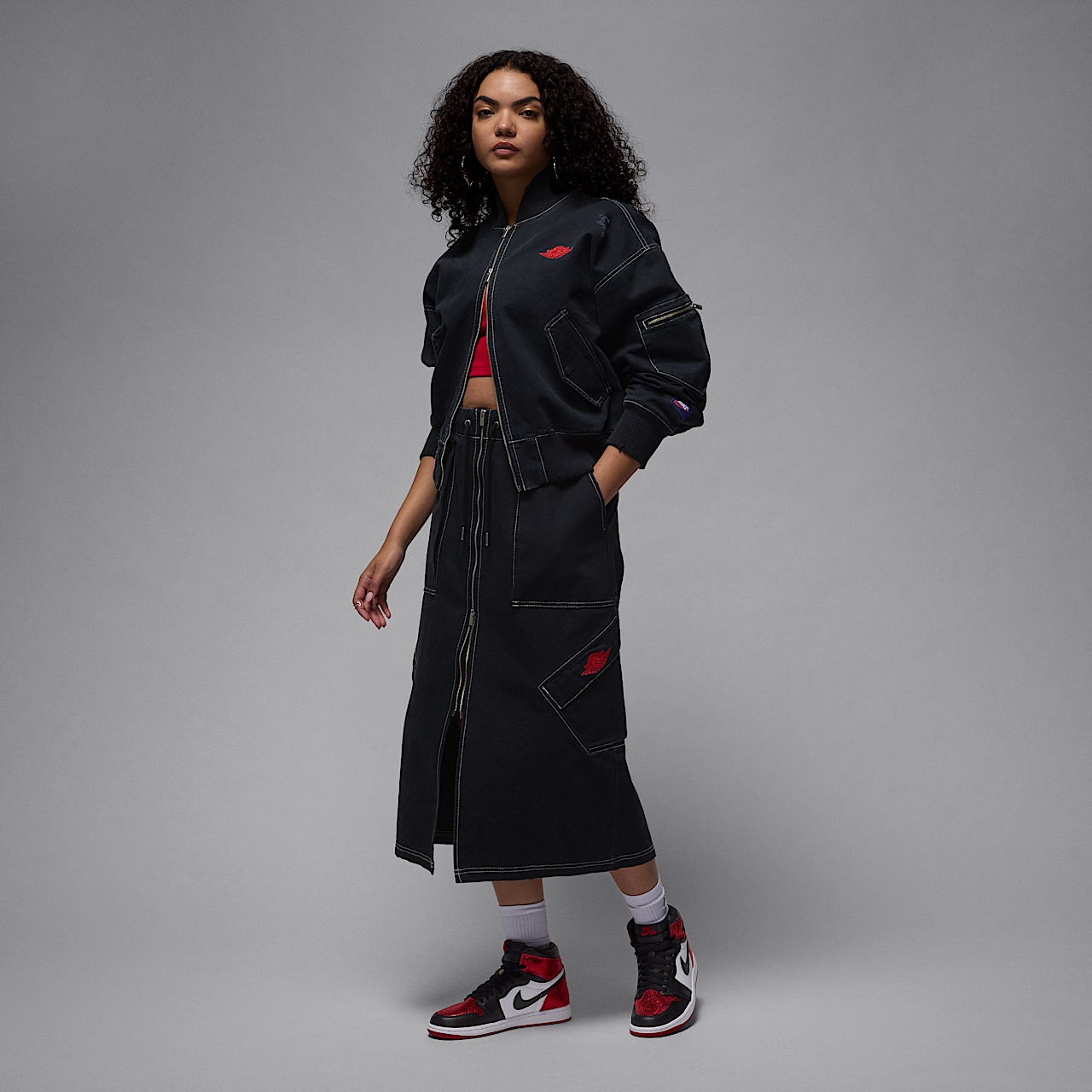 Nike Air Jordan 1 sneaker Varsity Red/Wit/Zwart