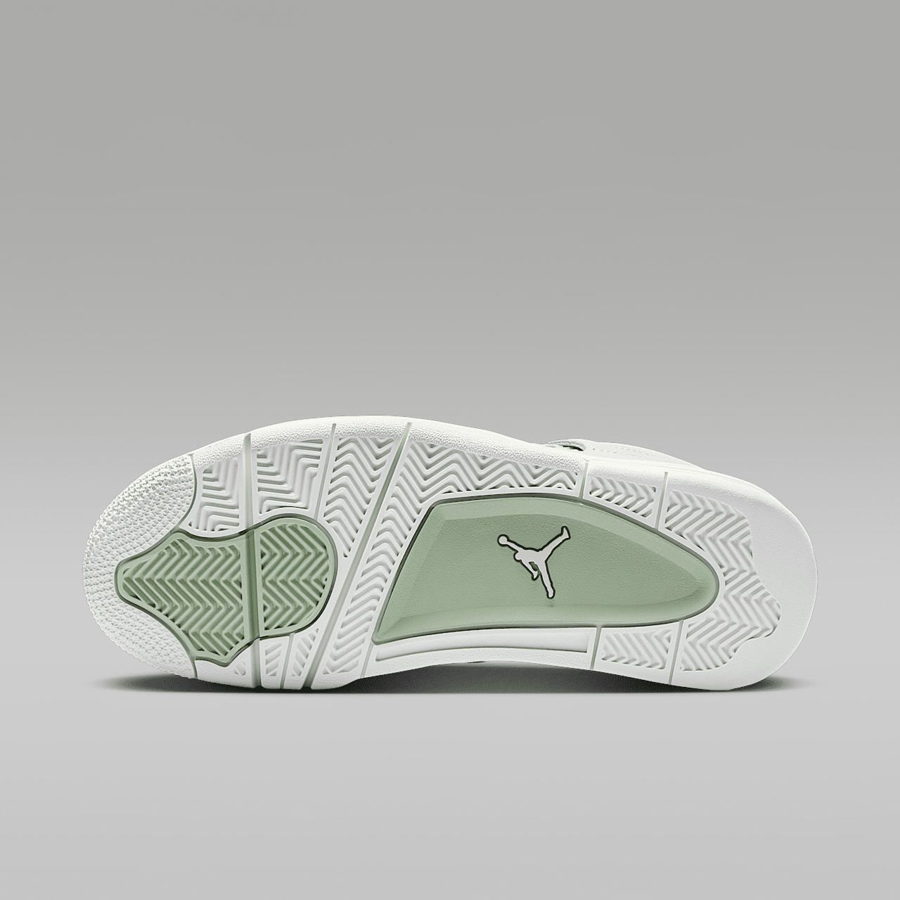 Nike Air Jordan 4 sneaker Seafoam/Metallic Silver/Sail