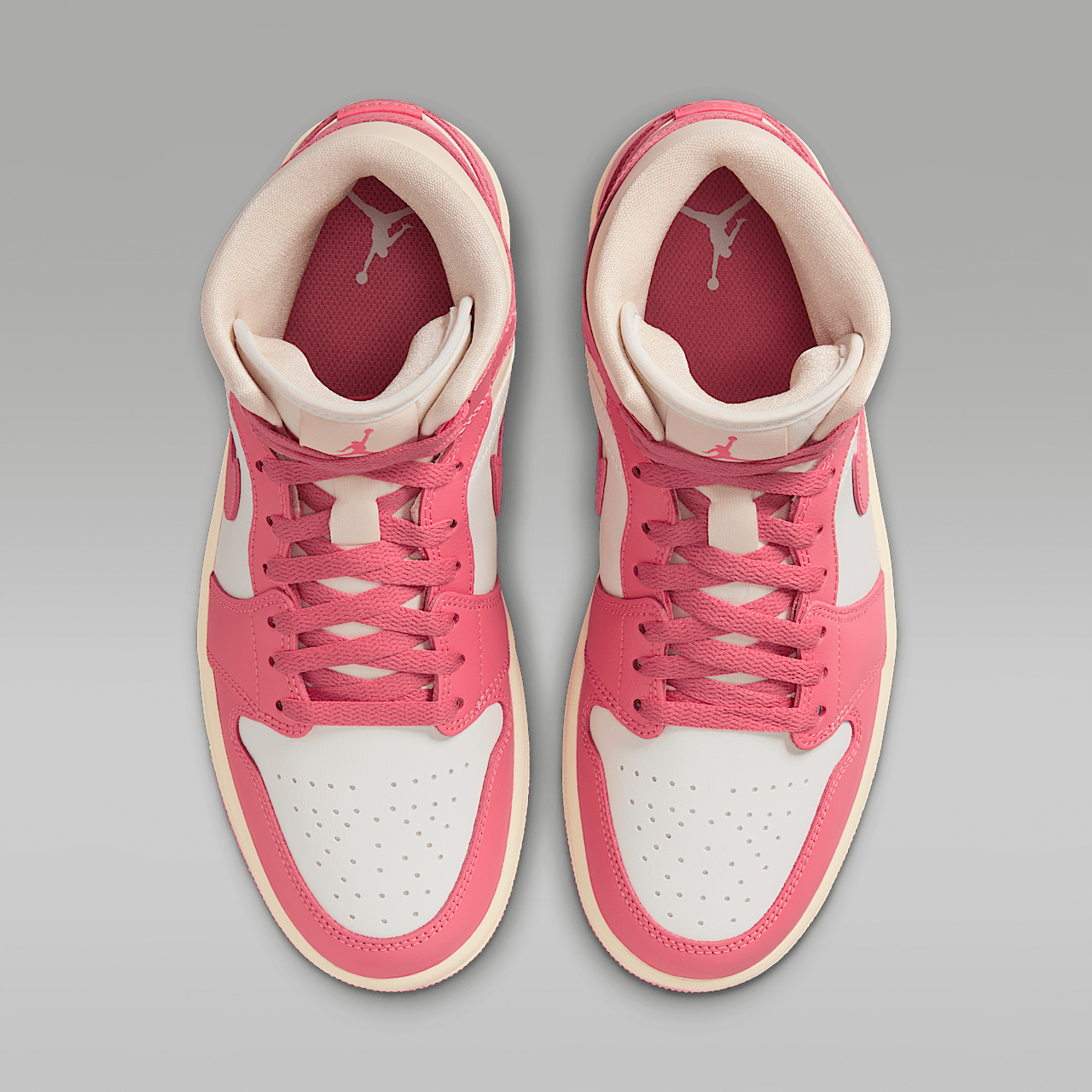 Nike Air Jordan 1 Mid sneaker Sail/Guava Ice/Muslin/Pink Salt
