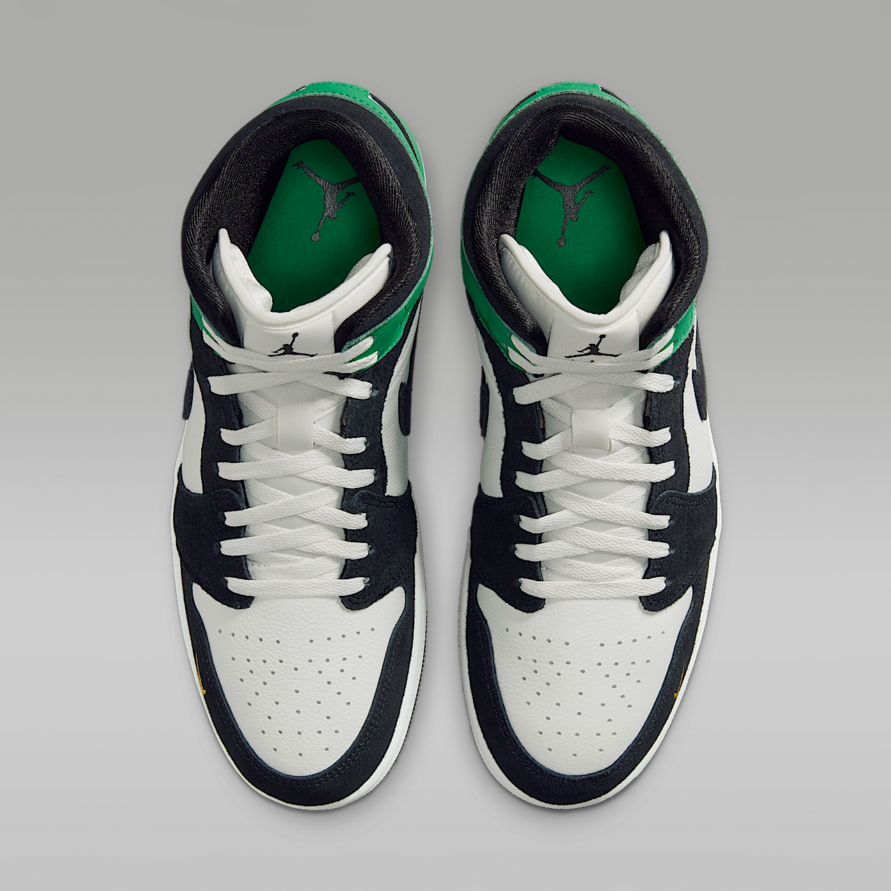 Nike Air Jordan sneaker Summit White/Lucky Green/University Gold/Zwart