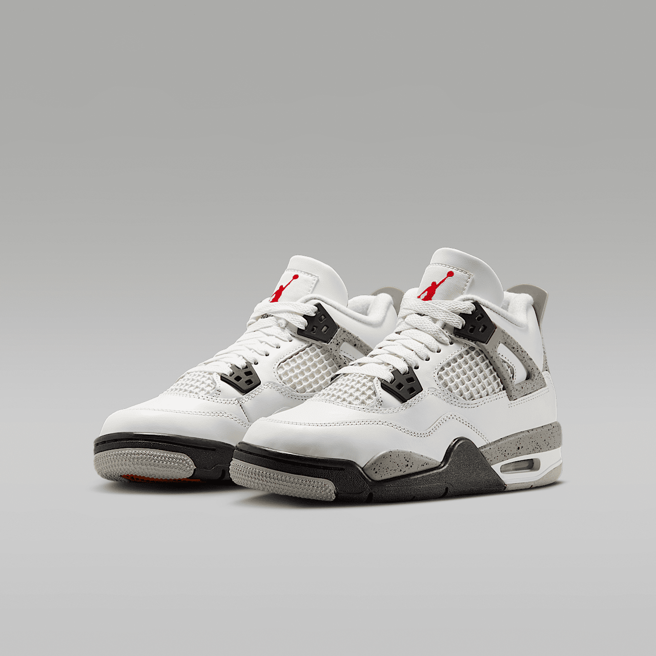 Nike Air Jordan sneaker Summit White/Cement Grey/Zwart/Fire Red