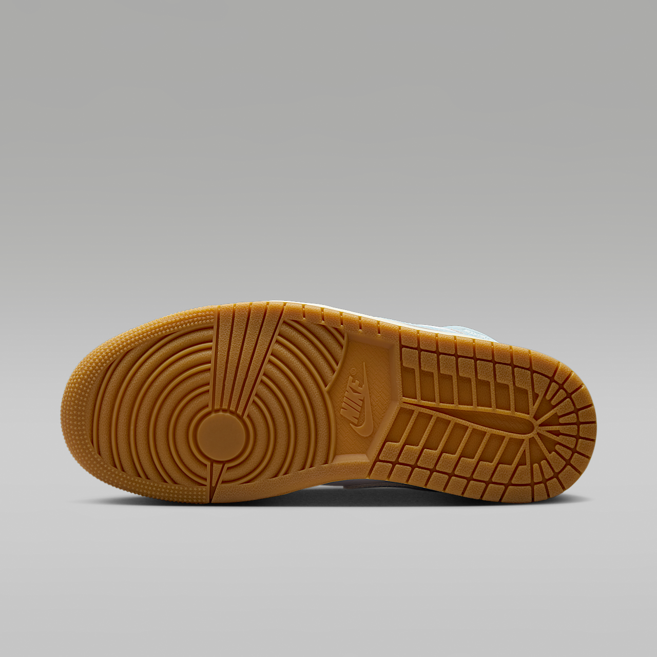 Nike Air Jordan sneaker Wit/Sail/Gum Light Brown/Worn Blue