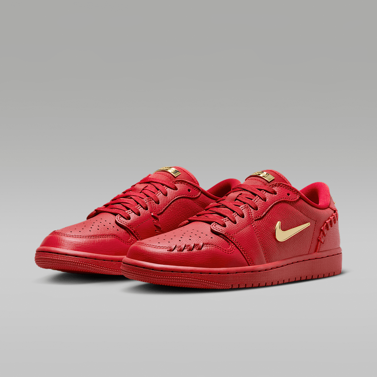Nike Air Jordan 1 Low sneaker Gym Red/Metallic Gold