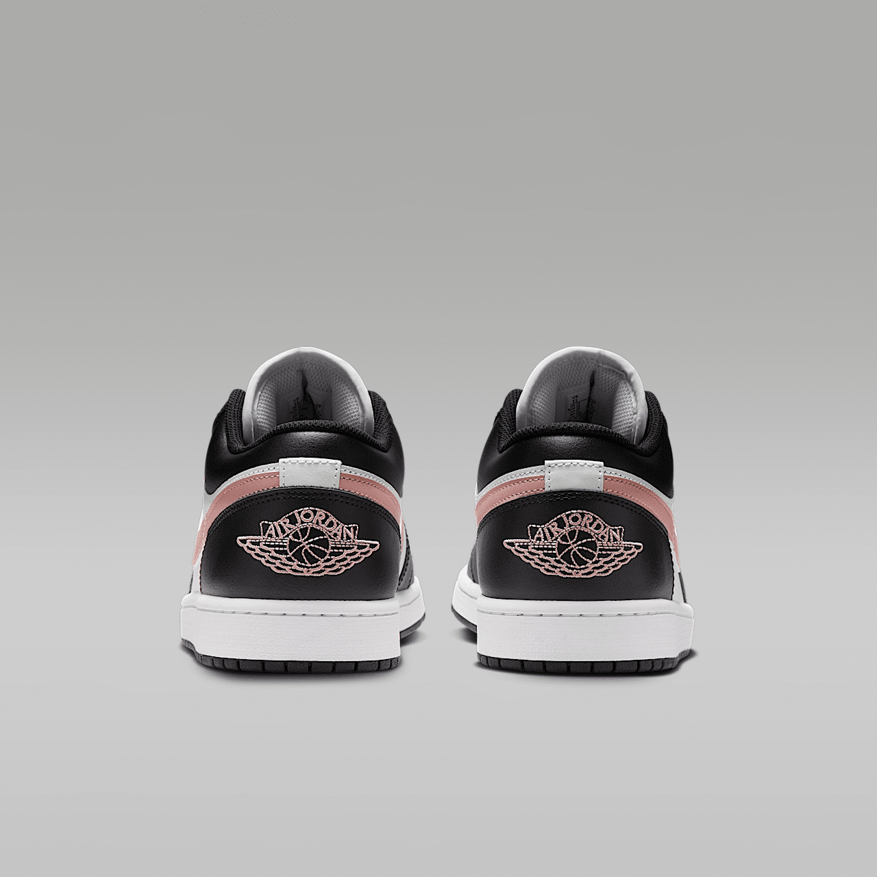 Nike Air Jordan 1 Low sneaker Wit/Zwart/Rust Pink