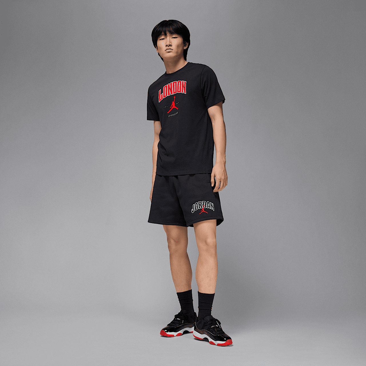 Nike Air Jordan sneaker Zwart/Wit/Varsity Red