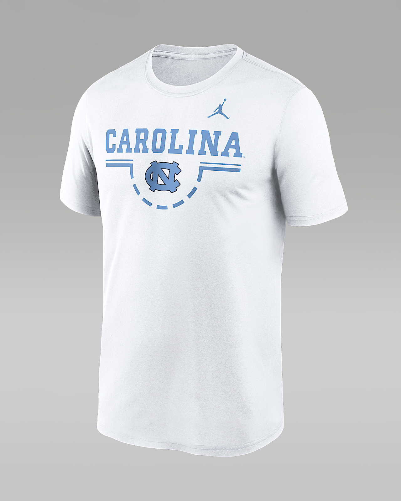 Мужская футболка North Carolina Courtside Jordan Brand Dri-FIT College