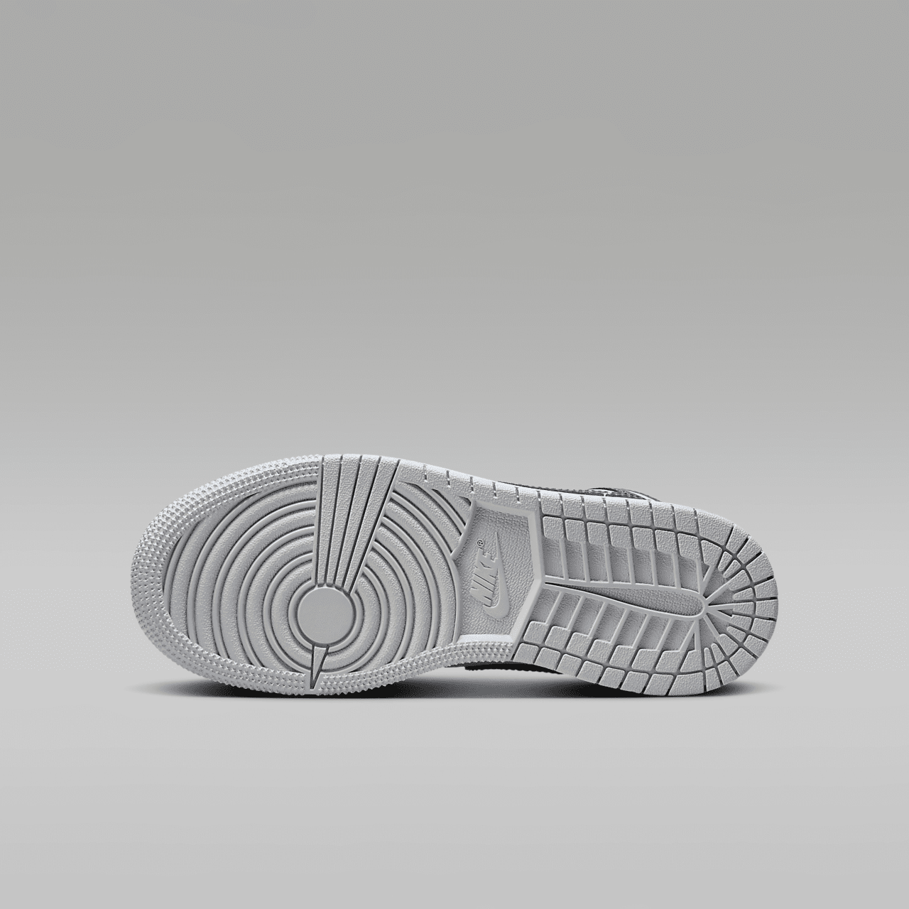 Nike Air Jordan 1 Mid sneaker Wit/Wolf Grey/Midnight Navy