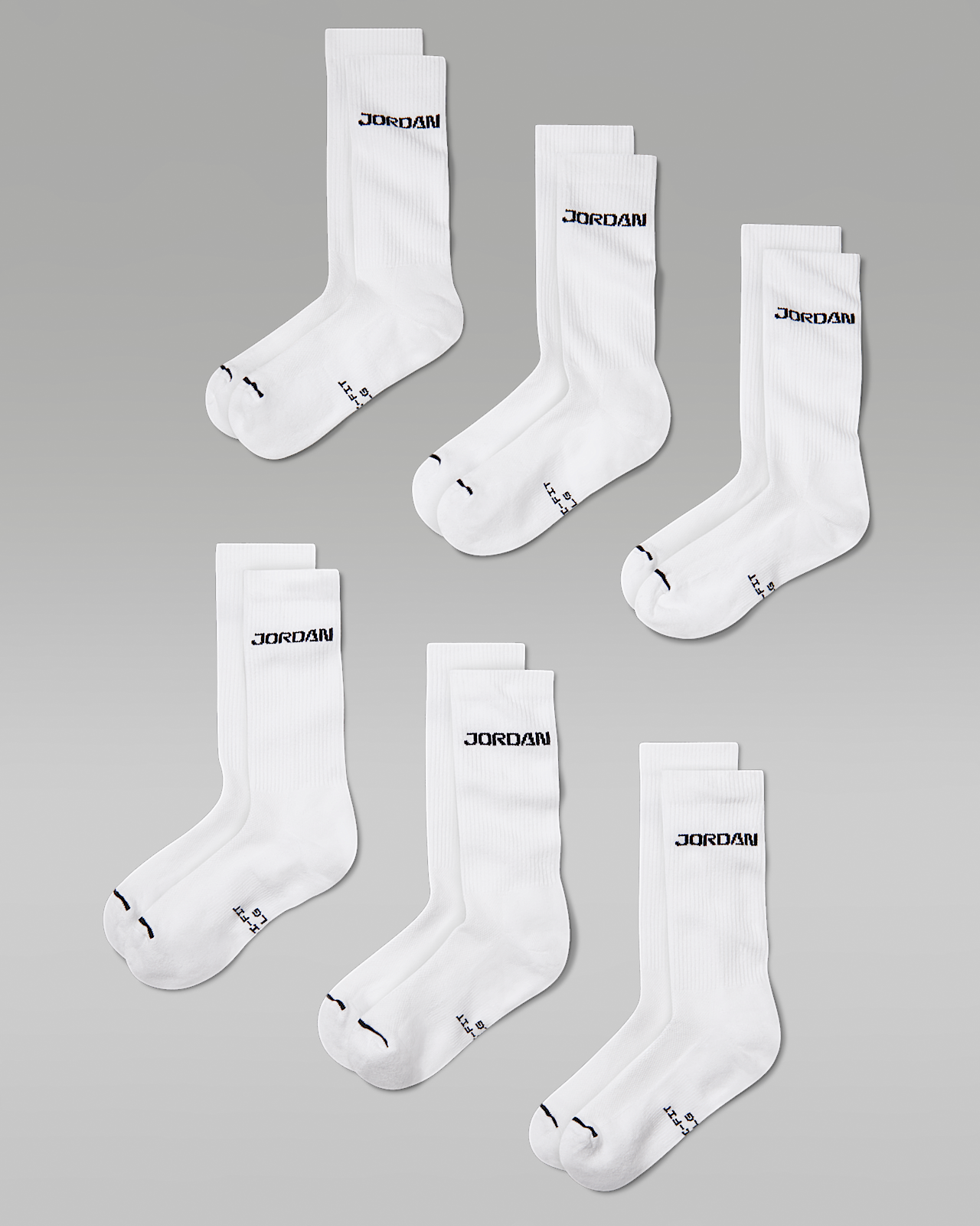 Unisex носки Jordan Everyday Elevated Crew Socks (6 Pairs)