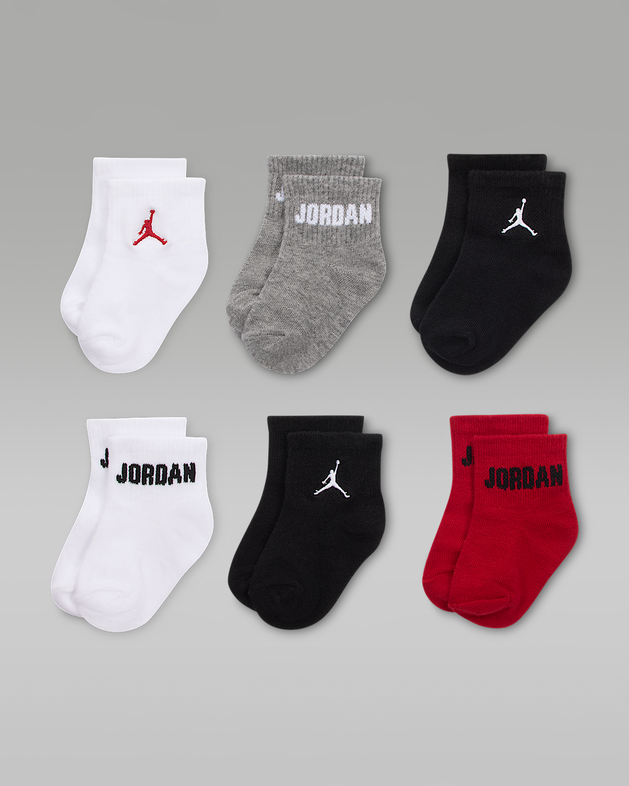 Детские носки Jordan Everyday Essentials Baby /Toddler Ankle Socks (6 Pairs)