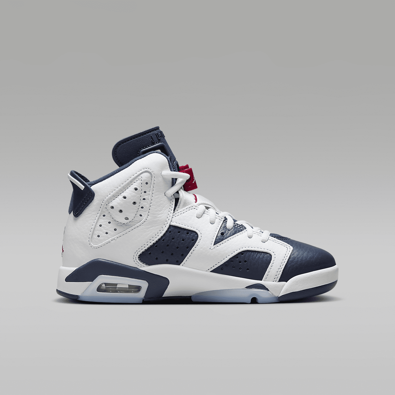 Nike Air Jordan sneaker Wit/Midnight Navy/Varsity Red