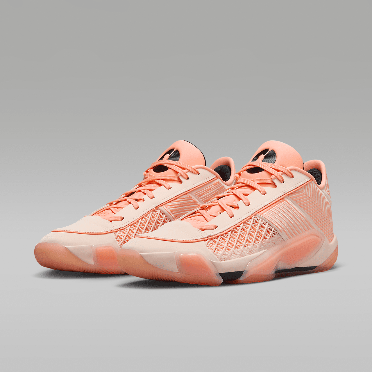 Nike Air Jordan sneaker Crimson Tint/Orange Pulse/Zwart