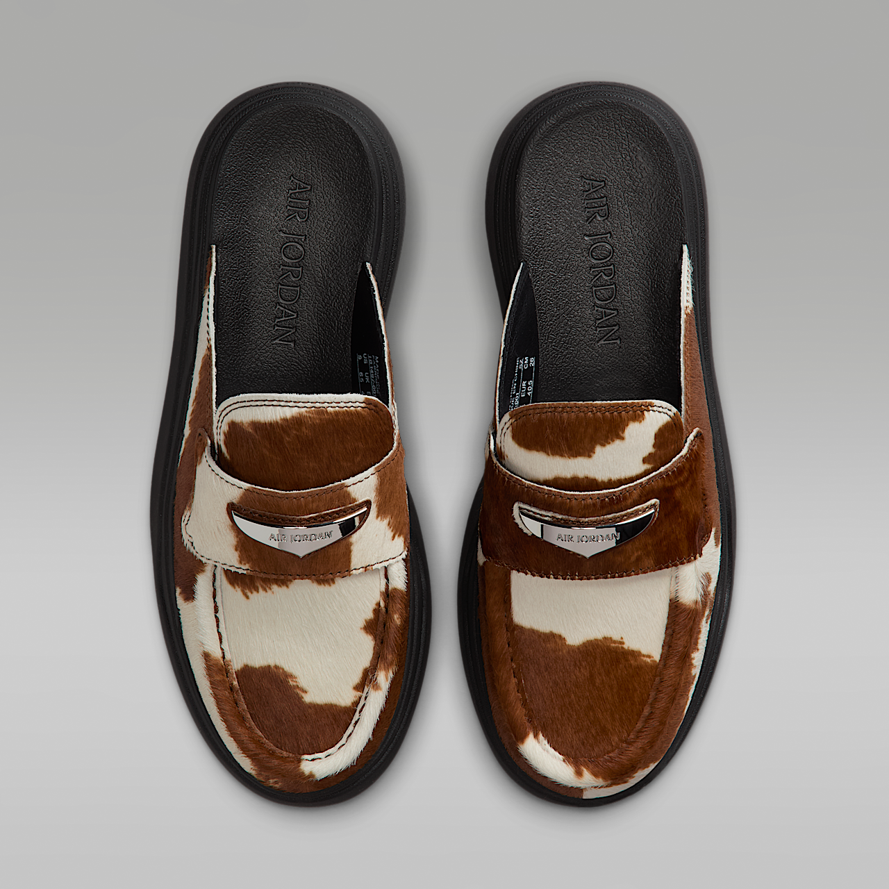 Nike Air Jordan sneaker Zwart/Baroque Brown/Metallic Silver