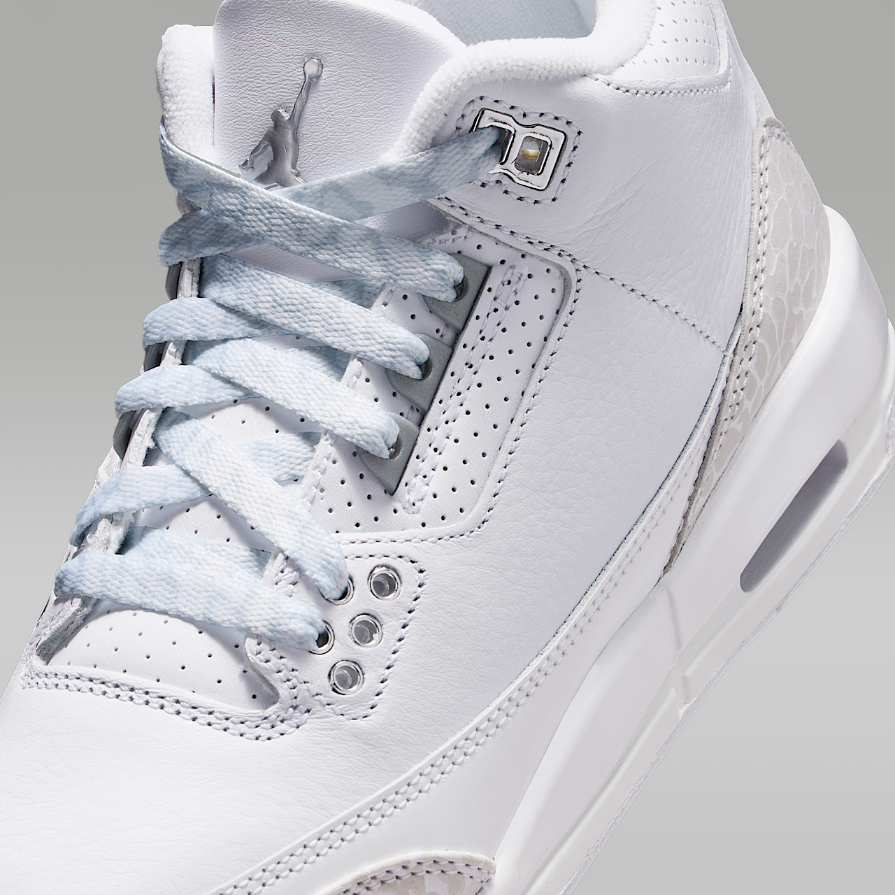 Nike Air Jordan sneaker Wit/Wit/Metallic Silver