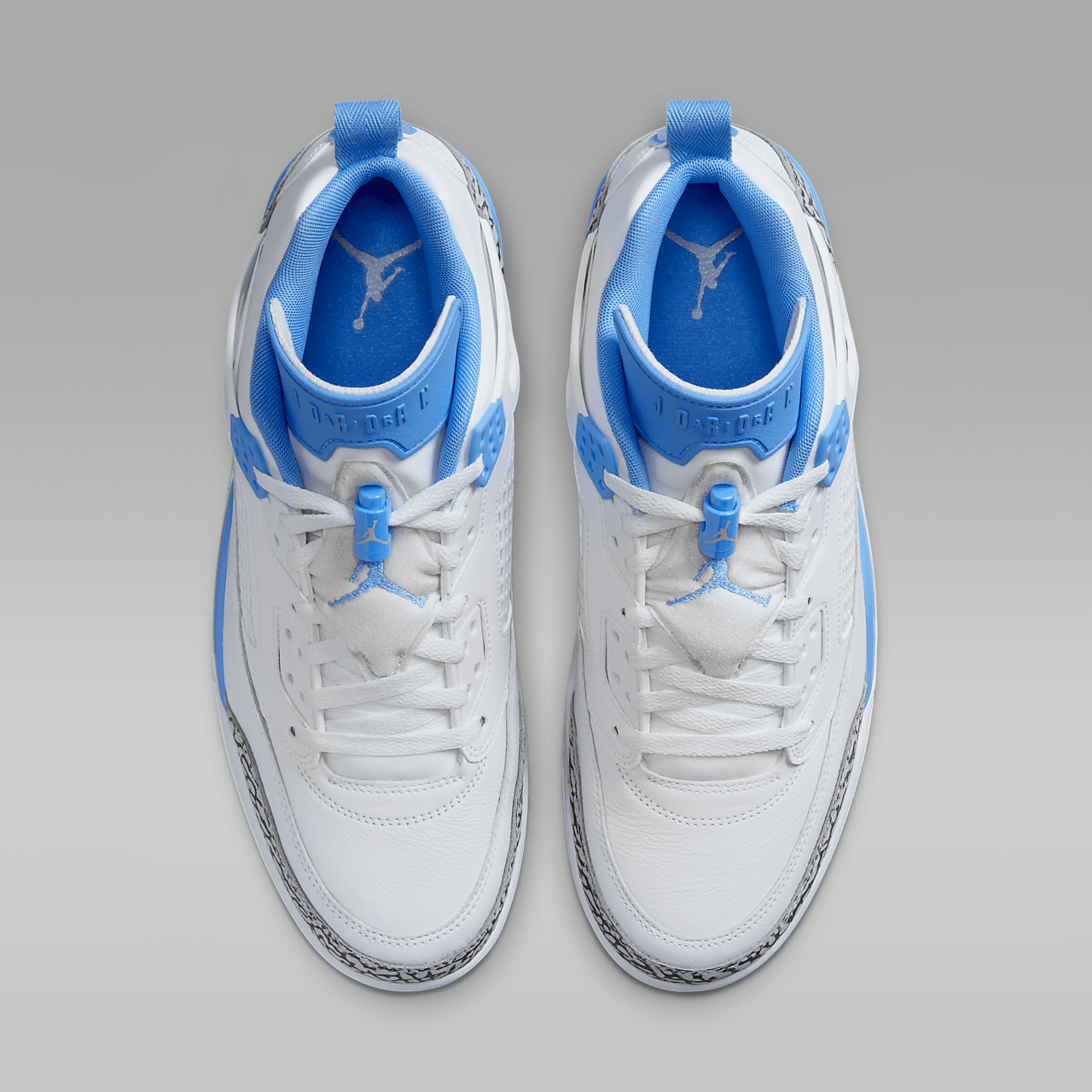 Nike Jordan Spizike Low sneaker Wit/Wolf Grey/Anthracite/University Blue