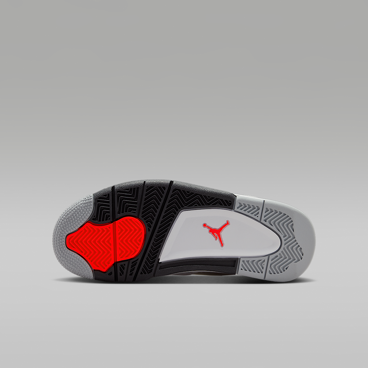 Nike Air Jordan 4 RM sneaker Wit/Infrared 23/Light Smoke Grey/Zwart