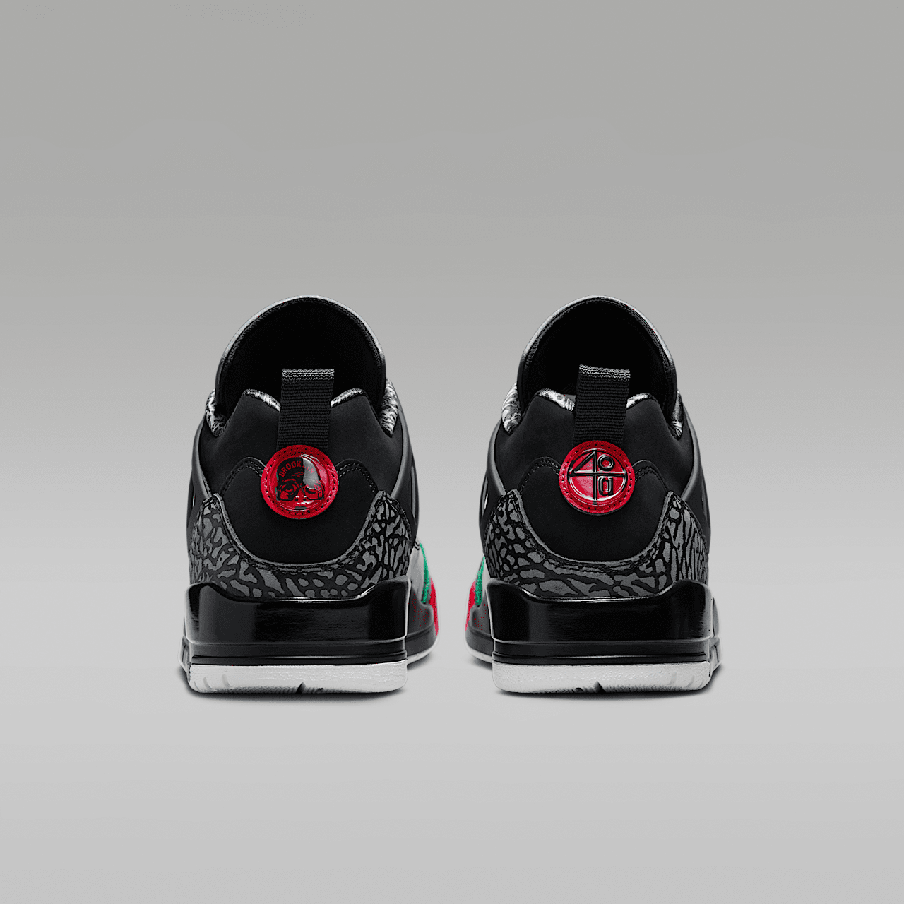 Nike Jordan Spizike Low sneaker Zwart/Classic Green/Wit/Varsity Red
