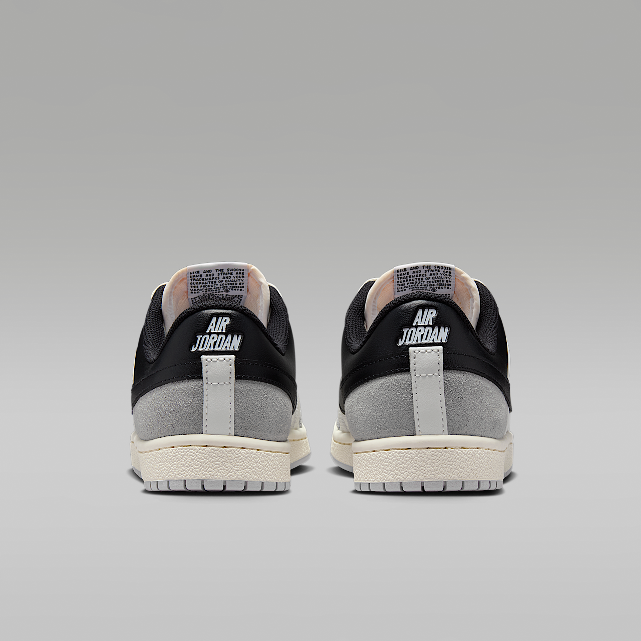Nike Air Jordan sneaker Summit White/Light Smoke Grey/Sail/Zwart