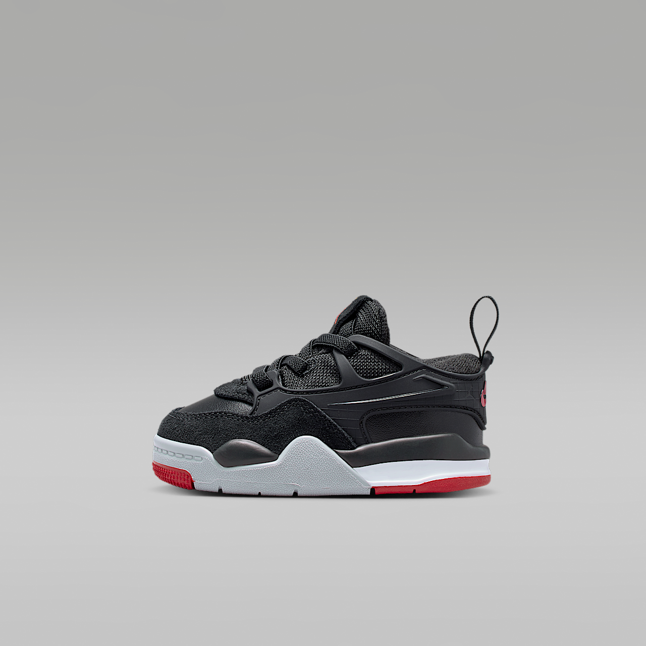 Nike  sneaker Zwart/Wolf Grey/Wit/Varsity Red