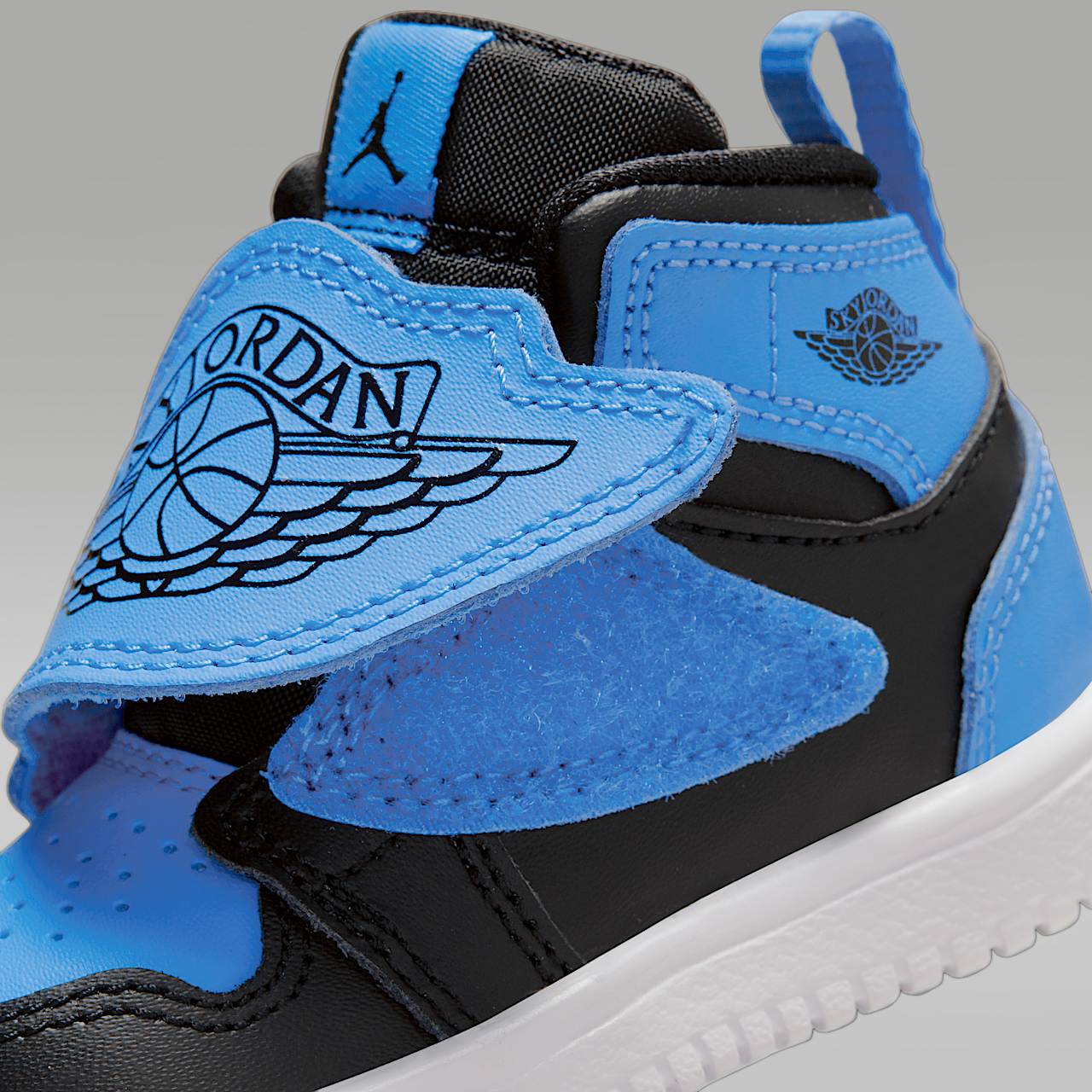 Nike  sneaker Zwart/Wit/University Blue