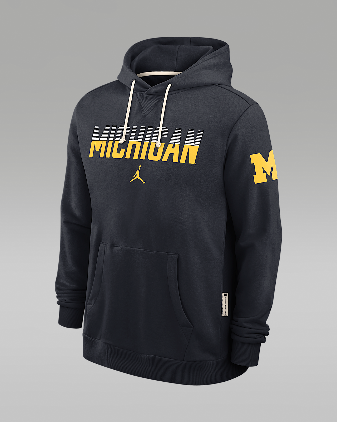 Мужское худи Michigan Sideline Standard Issue Jordan Brand Dri-FIT College Pullover Hoodie