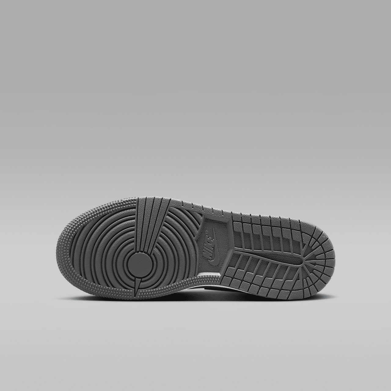 Nike Air Jordan 1 Mid sneaker Zwart/Wit/Iron Grey