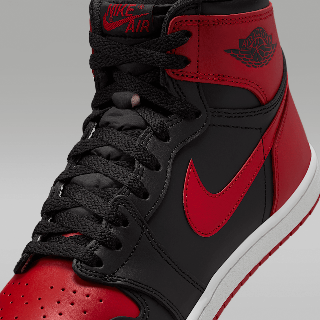 Nike Air Jordan 1 High sneaker Zwart/Wit/Varsity Red