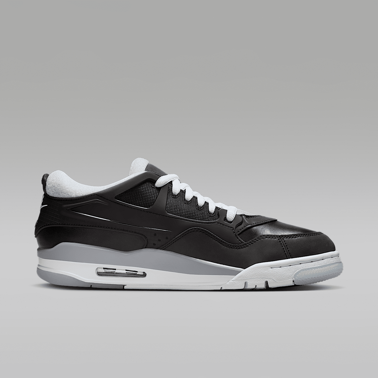 Nike Air Jordan 4 RM sneaker Zwart/Wolf Grey/Wit/Fire Red