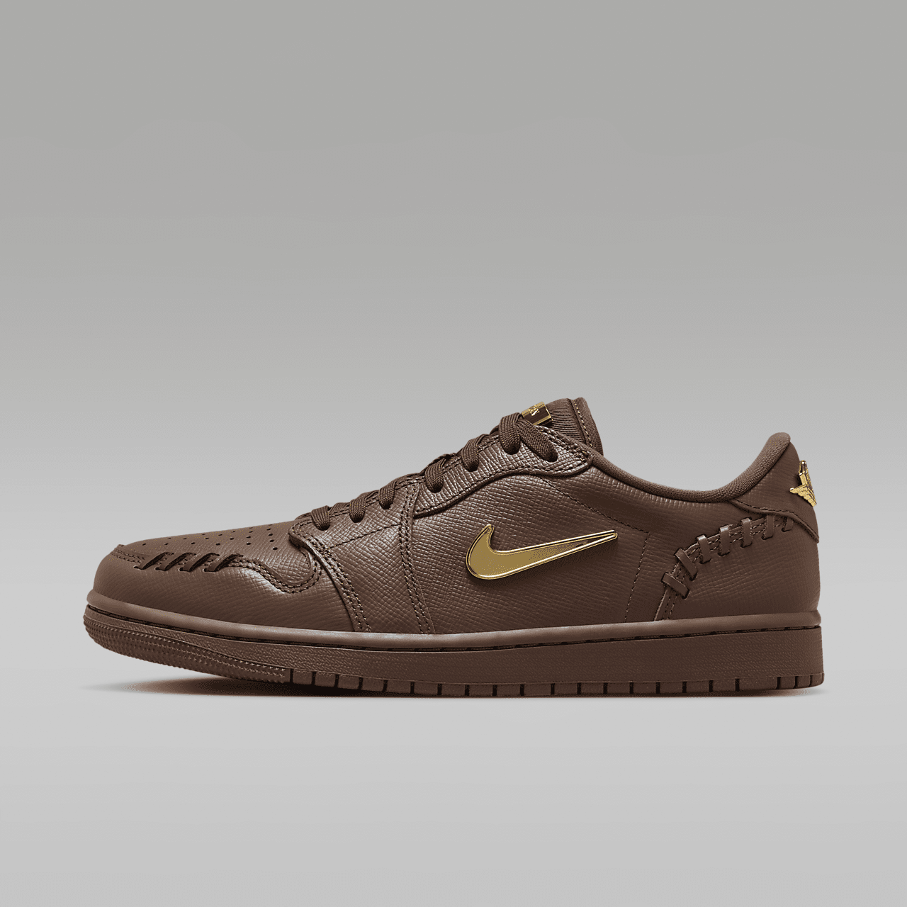 Nike Air Jordan 1 Low sneaker Cacao Wow/Cacao Wow/Metallic Gold