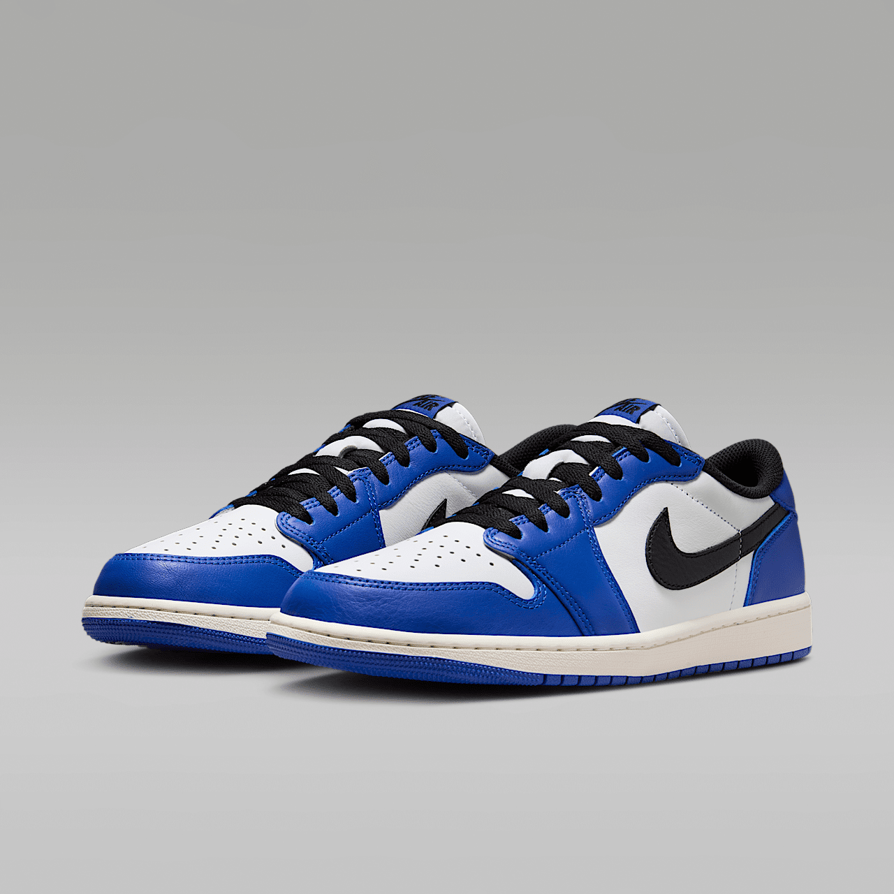 Nike Air Jordan 1 Low sneaker Wit/Game Royal/Sail/Zwart