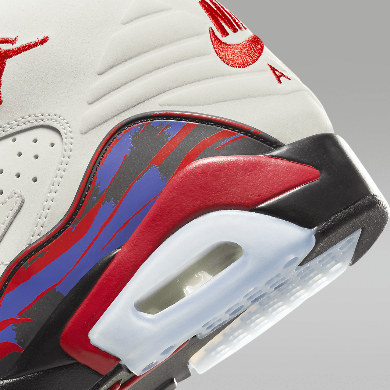 Nike  sneaker Neutral Grey/Zwart/Dark Concord/University Red
