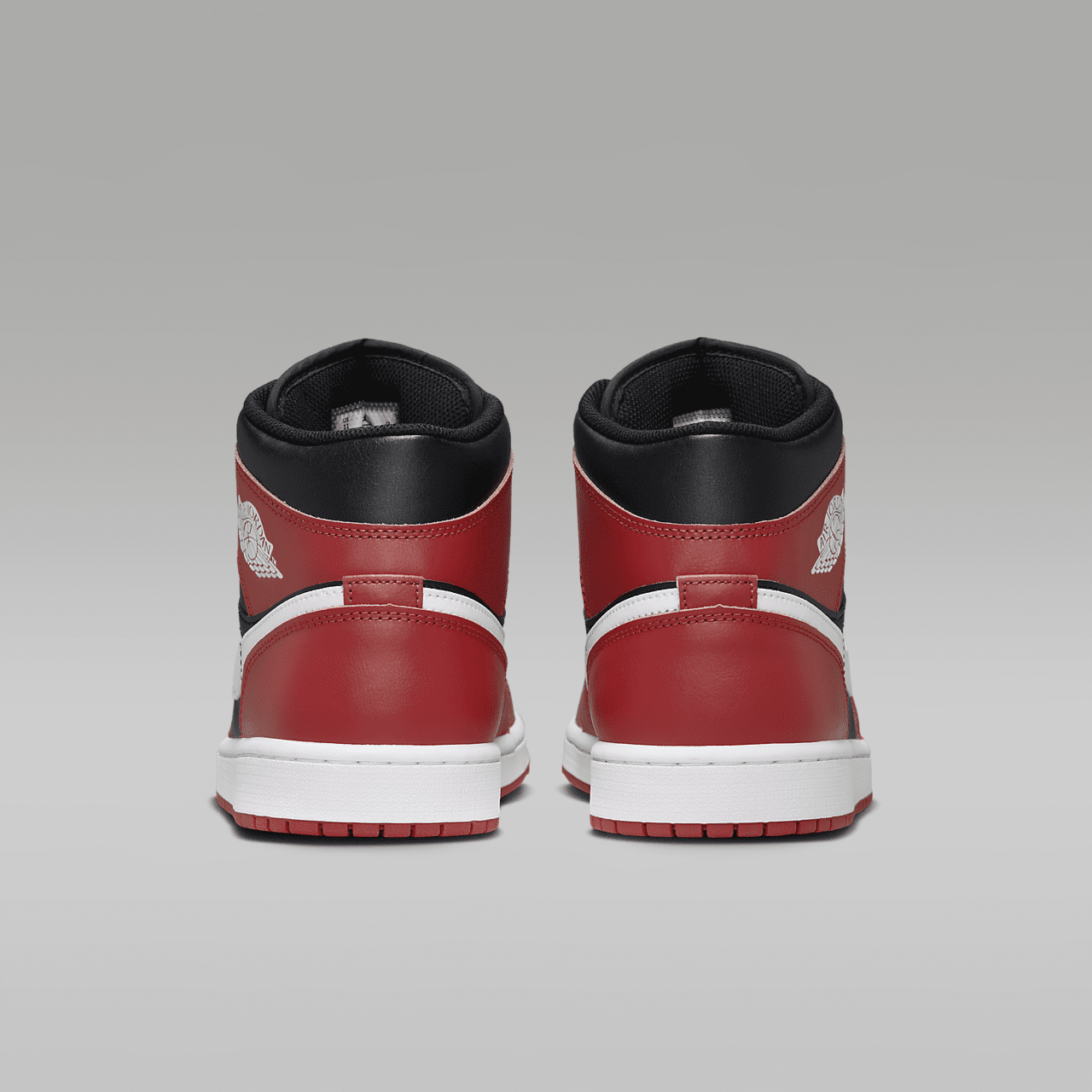 Nike Air Jordan 1 Mid sneaker Zwart/Gym Red/Wit