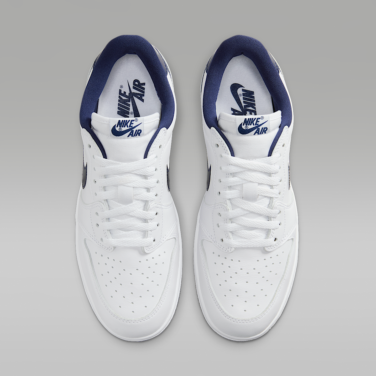 Nike Air Jordan 1 Low sneaker Wit/Wit/Navy