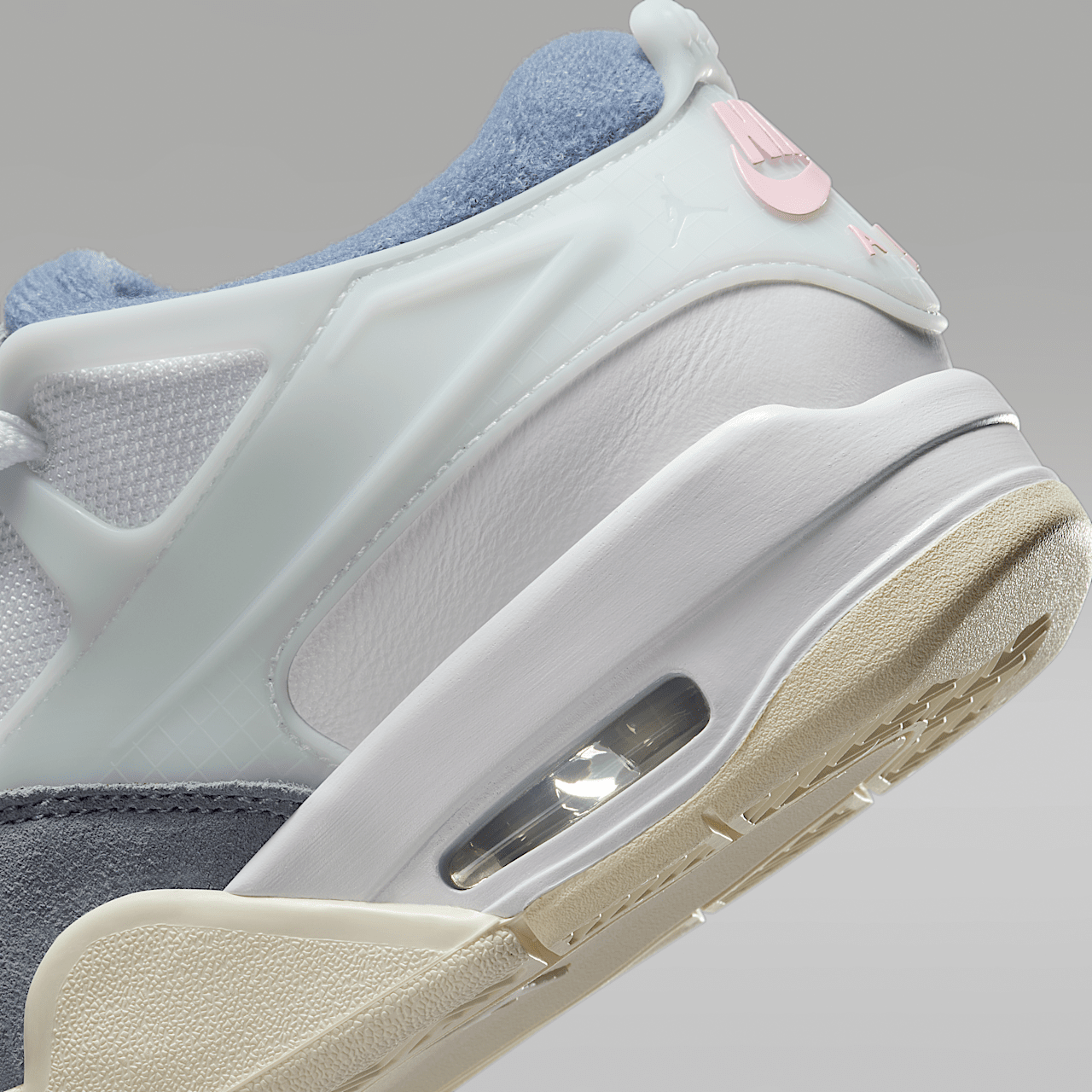 Nike Air Jordan 4 RM sneaker Wit/Diffused Blue/Ashen Slate/Prism Pink