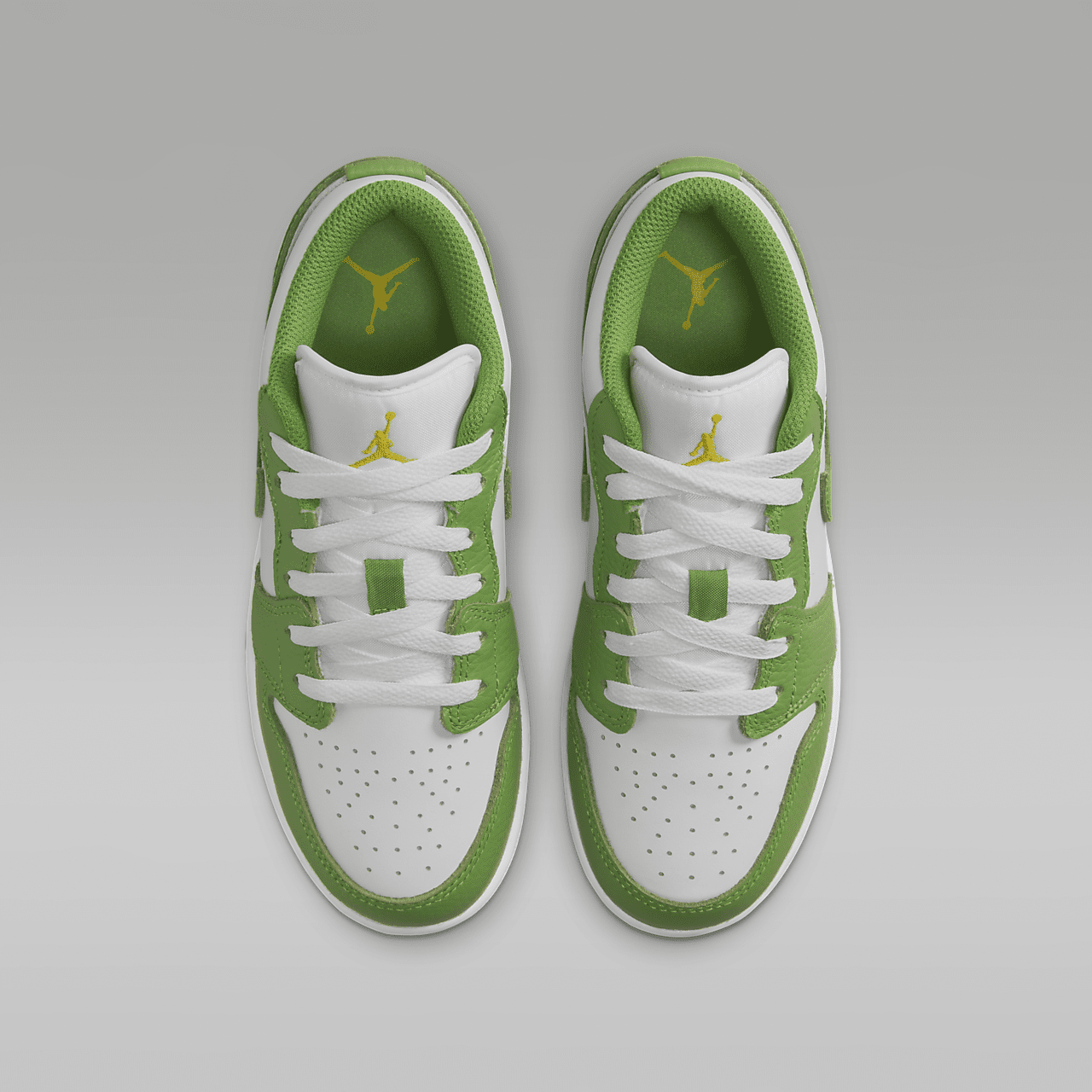 Nike Air Jordan 1 Low sneaker Wit/Lightning/Chlorophyll